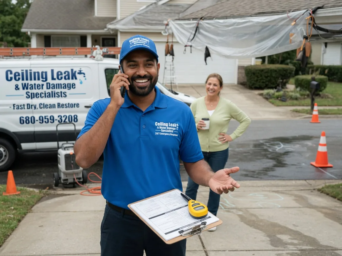 Ceiling Leak Cleanup Tyrone, OK FAQs